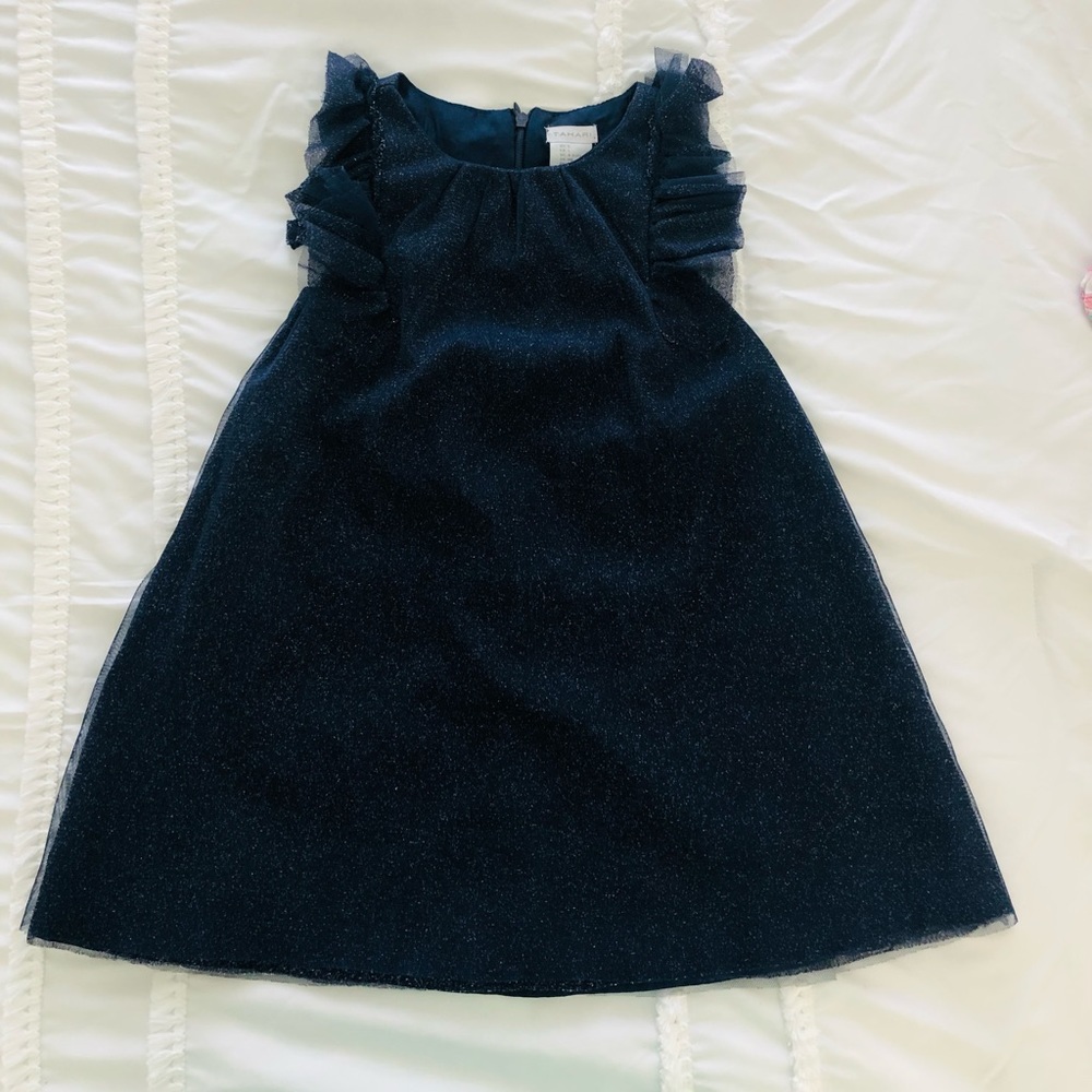 Tahari  Blue Tulle dress